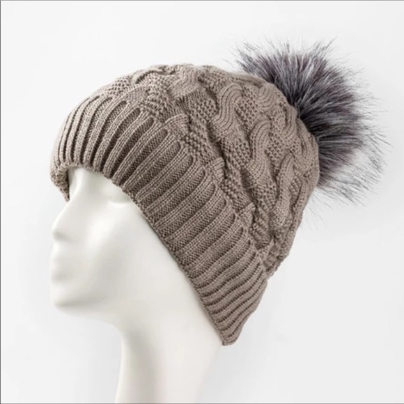 Accessories - Pom Pom Knit Beanie Hat